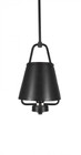 Sonora 1 Light Black Mini-Pendant Light-1125-DG by Toltec Lighting