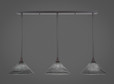 3 Light Rust Mini-Pendant Light-36-DG-442 by Toltec Lighting