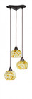 Europa 3 Light Beige Mini-Pendant Light-28-DG-405 by Toltec Lighting Europa 3 Light Beige Mini-Pendant Light-28-DG-405 by Toltec Lighting