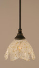 1 Light Gold Mini-Pendant Light-23-DG-755 by Toltec Lighting