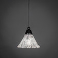 1 Light White Mini-Pendant Light-22-MB-7195 by Toltec Lighting