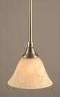 1 Light Beige Mini-Pendant Light-23-BN-508 by Toltec Lighting
