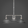 Vintage 3 Light Rust Chandelier-283-AS-432 by Toltec Lighting
