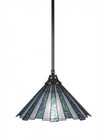 1 Light Gray Pendant Light-26-BC-932 by Toltec Lighting