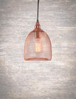 Plexus 1 Light Copper Pendant Light-1803-CP-AT18 by Toltec Lighting