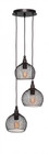 Plexus 3 Light Bronze Pendant Light-1816-BRZ-1802-AT14 by Toltec Lighting