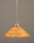 1 Light Rust Pendant Light-26-BN-414 by Toltec Lighting