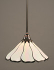 1 Light White Pendant Light-26-BC-912 by Toltec Lighting