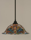 1 Light Multi Colored Pendant Light-26-MB-990 by Toltec Lighting