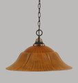 1 Light Rust Pendant Light-10-BC-53819 by Toltec Lighting