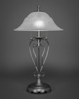 Olde Iron Brushed Nickel Table Lamp-42-BN-53615 by Toltec