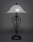 Olde Iron Matte Black Table Lamp-42-MB-53615 by Toltec