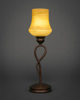 Leaf Bronze Table Lamp-35-BRZ-680 by Toltec