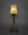 Swan Bronze Table Lamp-31-BRZ-680 by Toltec