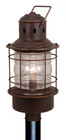 Hyannis 10 Inch Outdoor Post Light Burnished Bronze-OP37005BBZ by Vaxcel