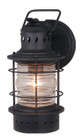 Hyannis Textured Black Outdoor Wall Light-OW37051TB by Vaxcel Lighting