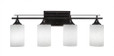 Uptowne Black Bathroom Vanity Light-134-DG-310 by Toltec Lighting