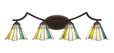 Zilo Black Bathroom Vanity Light-554-DG-9325 by Toltec Lighting