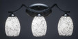 Zilo Matte Black Bathroom Vanity Light-553-MB-4165 by Toltec Lighting