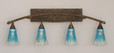 Bow Bronze Bathroom Vanity Light-174-BRZ-725 by Toltec Lighting