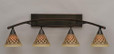 Bow Black Copper Bathroom Vanity Light-174-BC-7185 by Toltec Lighting