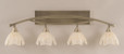 Bow Brushed Nickel Bathroom Vanity Light-174-BN-755 by Toltec Lighting