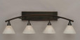 Bow Black Copper Bathroom Vanity Light-174-BC-7145 by Toltec Lighting