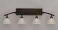 Bow Black Copper Bathroom Vanity Light-174-BC-451 by Toltec Lighting
