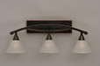 Bow Black Copper Bathroom Vanity Light-173-BC-451 by Toltec Lighting