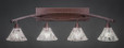 Bow Bronze Bathroom Vanity Light-174-BRZ-7195 by Toltec Lighting