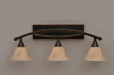 Bow Black Copper Bathroom Vanity Light-173-BC-508 by Toltec Lighting