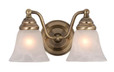 Standford Antique Brass Bathroom Vanity Light-VL35122A by Vaxcel Lighting