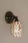 Black Copper Wall Sconce-40-BC-408 by Toltec Lighting