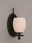 Capri Dark Granite Wall Sconce-591-DG-615 by Toltec Lighting