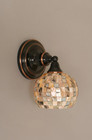 Black Copper Wall Sconce-40-BC-407 by Toltec Lighting