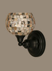 Matte Black Wall Sconce-40-MB-407 by Toltec Lighting