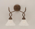 Leaf Bronze Wall Sconce-110-BRZ-451 by Toltec Lighting
