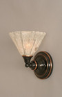 Black Copper Wall Sconce-40-BC-7195 by Toltec Lighting