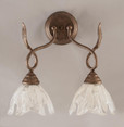Leaf Bronze Wall Sconce-110-BRZ-759 by Toltec Lighting
