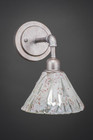 Vintage Aged Silver Wall Sconce-181-AS-7195 by Toltec Lighting