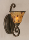 Elegante Dark Granite Wall Sconce-160-DG-705 by Toltec Lighting