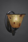Zilo Matte Black Wall Sconce-551-MB-705 by Toltec Lighting