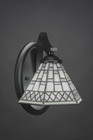 Zilo Matte Black Wall Sconce-551-MB-9105 by Toltec Lighting