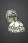 Brushed Nickel Wall Sconce-40-BN-9485 by Toltec Lighting