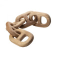 Home Decor By Dimond Hand Carved 5-Link Decorative Wooden Chain 950006