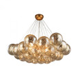 Chandeliers By Dimond Cielo 6 Light Chandelier In Antique Gold Leaf 1140-011