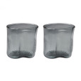 Home Decor By Dimond Fish Net Glass Vases In Grey - Set of 2 154-013/S2