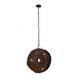 Chandeliers/Pendant Lights By Dimond Organic Metal Etched Disk Chandelier 468-051