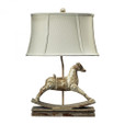 Lamps By Dimond Carnavale Rocking Horse Table Lamp in Clancey Court Finish 93-9161