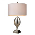 Lamps By Dimond Waverly Table Lamp In Chrome Plated Glass With Milano Pure White Shade D1426W